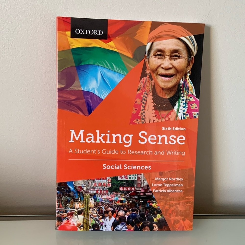Oxford Making Sense Guide to Research and Writing Social Sciences Textbook Study